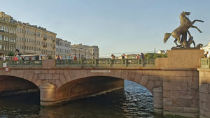 Аничков мост: старое фото.